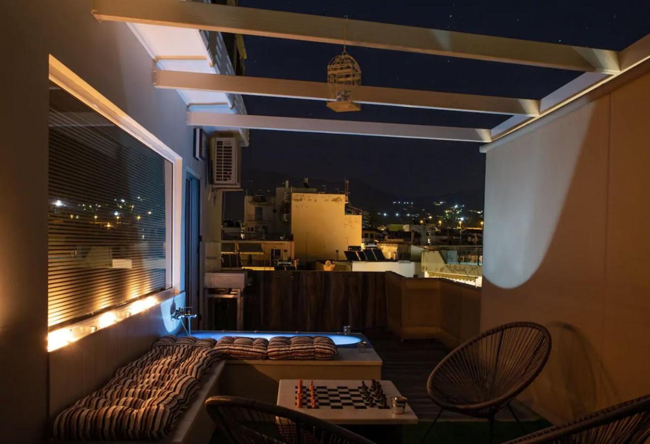 Tiny Central Penthouse, Big Terrace Kalamata Esterno foto